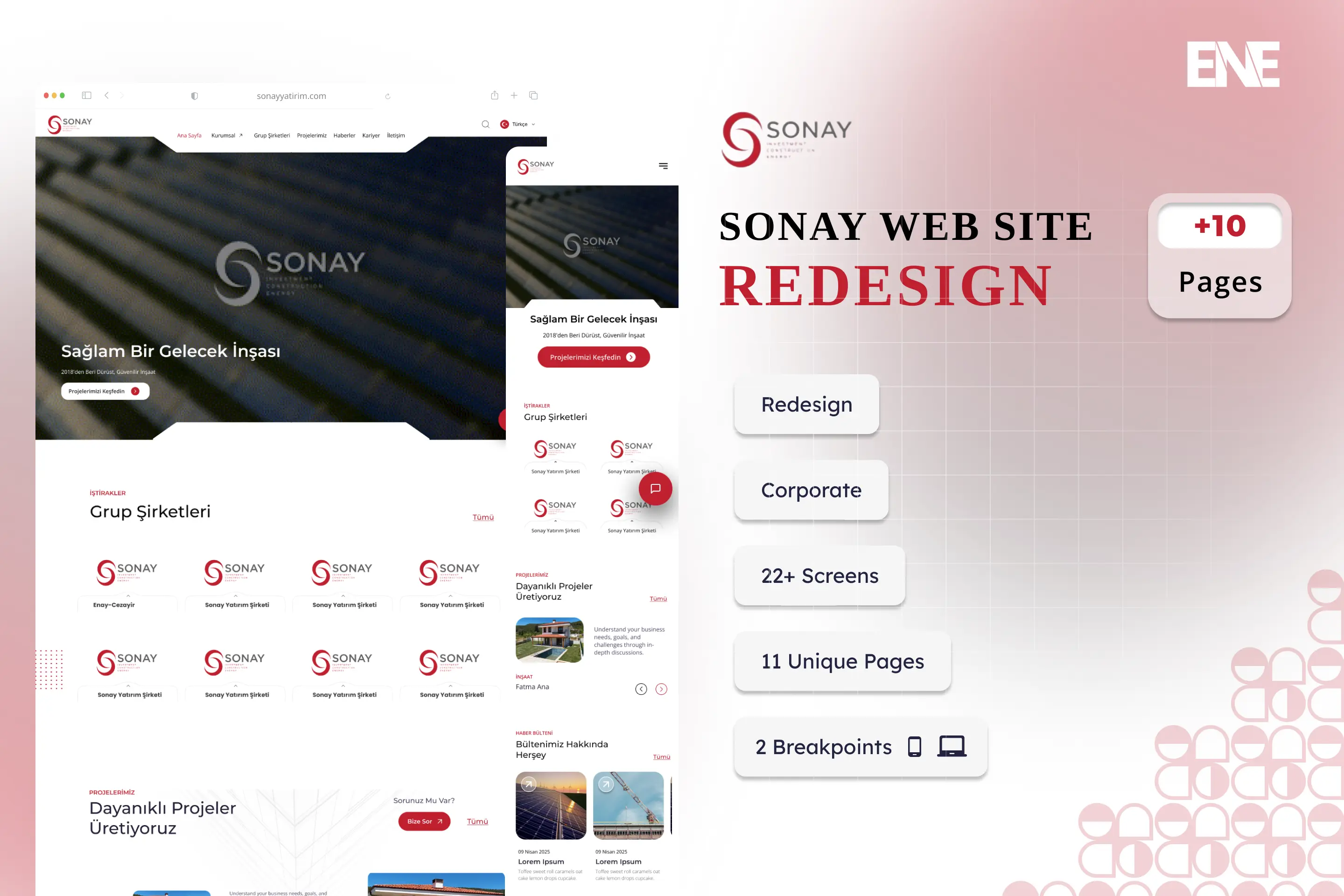 Sonay Yatırım – Kurumsal Website